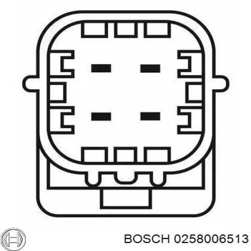 0 258 006 513 Bosch sonda lambda sensor de oxigeno post catalizador