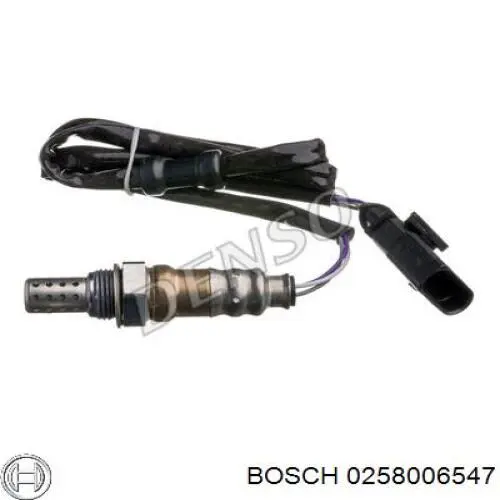 0258006547 Bosch sonda lambda, sensor de oxígeno antes del catalizador derecho