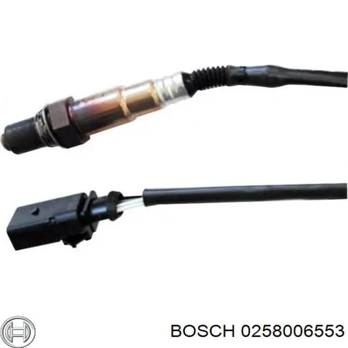 Comprar 0258006553 Bosch Sonda lambda, sensor de oxígeno después del catalizador derecho