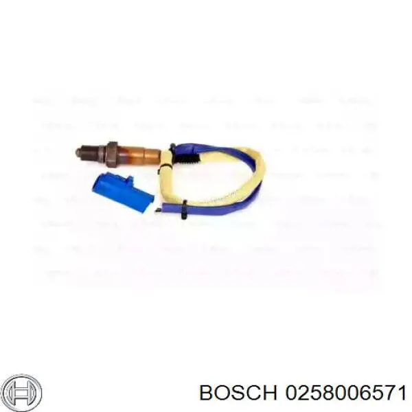 0 258 006 571 Bosch sonda lambda, sensor de oxígeno despues del catalizador izquierdo