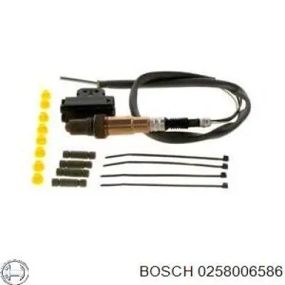 Sonda lambda, sensor de oxígeno después del catalizador derecho Bosch 0258006586 precio, desde 95,14 EUR