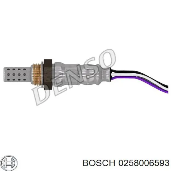 Sonda lambda de oxígeno posterior al catalizador Bosch 0258006593 precio, desde 59,53 EUR