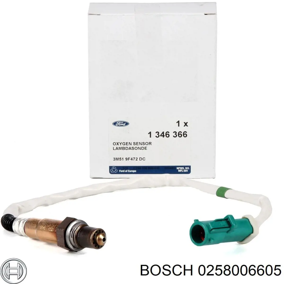 Sonda lambda de oxígeno posterior al catalizador 0258006605 Bosch