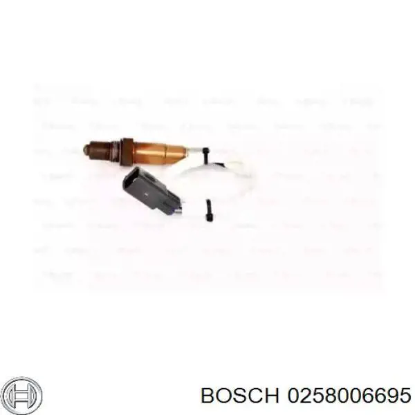 0 258 006 695 Bosch sonda lambda sensor de oxigeno para catalizador