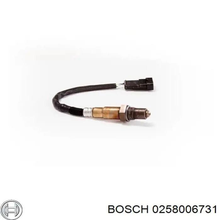 0 258 006 731 Bosch sonda lambda sensor de oxigeno para catalizador