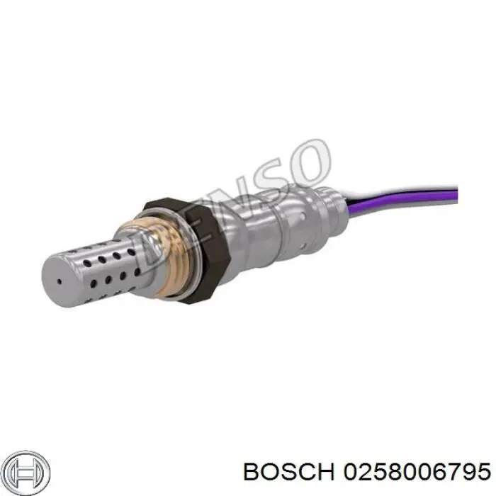 0258006795 Bosch sonda lambda sensor de oxigeno post catalizador