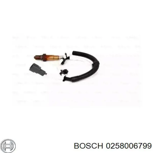 0 258 006 799 Bosch sonda lambda sensor de oxigeno para catalizador