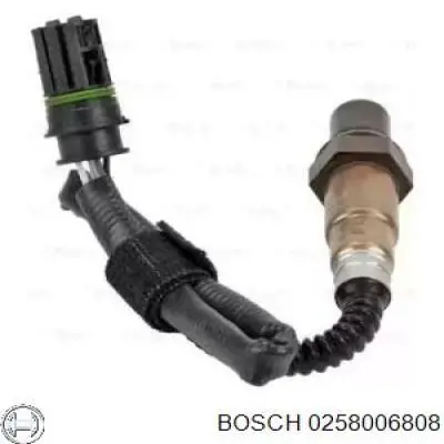 0 258 006 808 Bosch sonda lambda sensor de oxigeno post catalizador