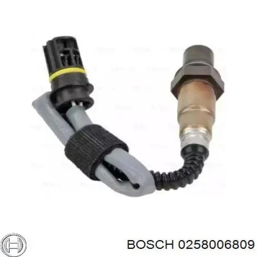 0 258 006 809 Bosch sonda lambda sensor de oxigeno post catalizador