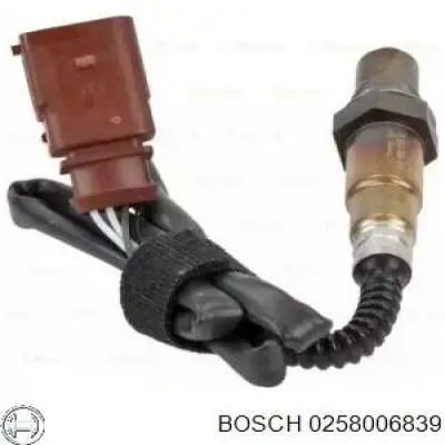 0258006839 Bosch sonda lambda sensor de oxigeno para catalizador