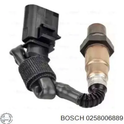 0258006889 Bosch sonda lambda sensor de oxigeno post catalizador