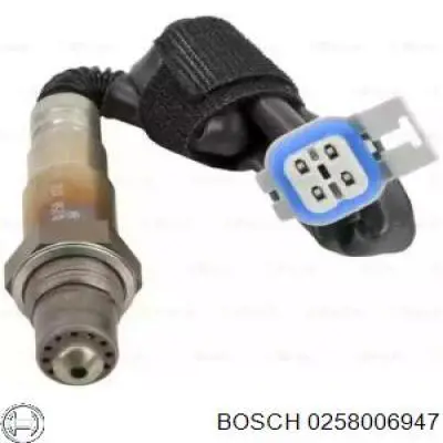 0258006947 Bosch sonda lambda sensor de oxigeno para catalizador