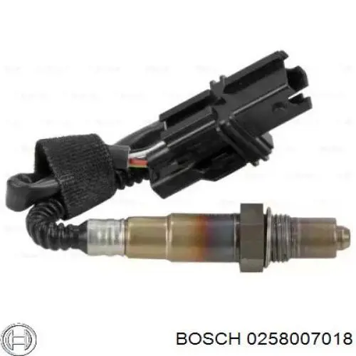 0 258 007 018 Bosch sonda lambda sensor de oxigeno para catalizador