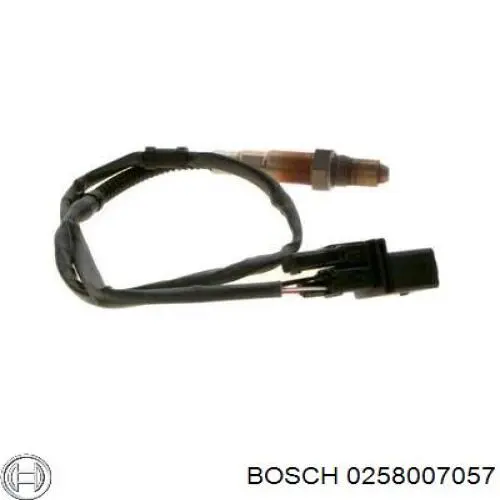 0 258 007 057 Bosch sonda lambda sensor de oxigeno para catalizador
