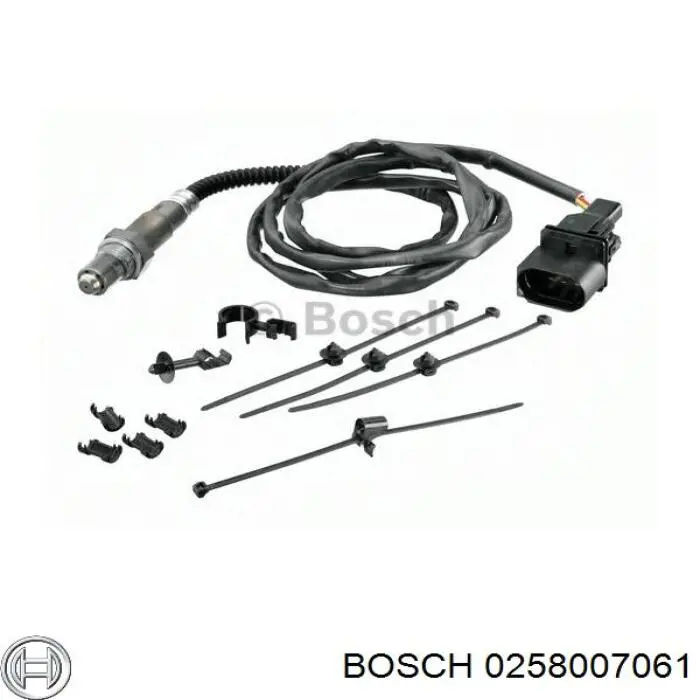 0258007061 Bosch sonda lambda sensor de oxigeno para catalizador