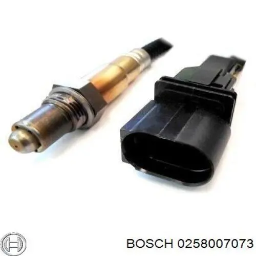 0258007073 Bosch sonda lambda, sensor de oxígeno antes del catalizador izquierdo