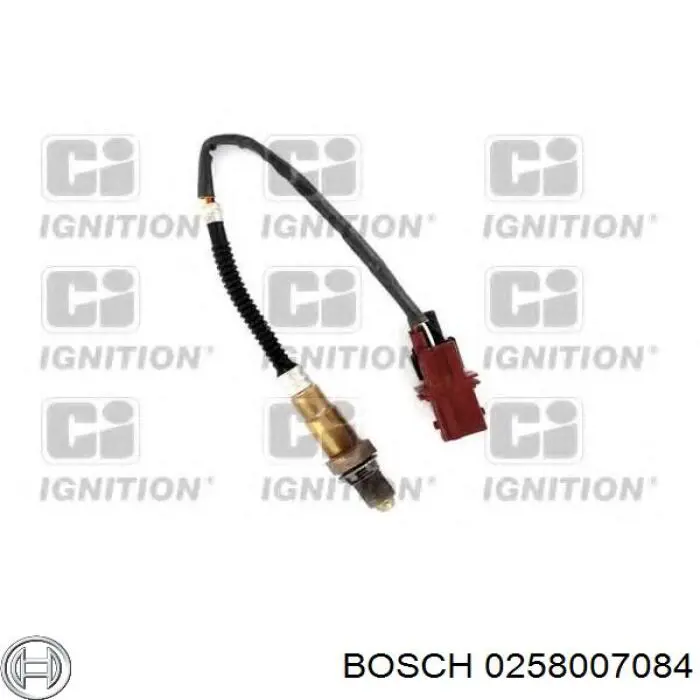 Sonda lambda, sensor de oxígeno 81590 Meat&Doria