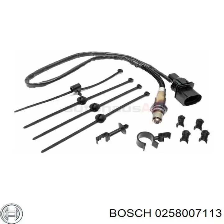 0258007113 Bosch sonda lambda sensor de oxigeno para catalizador