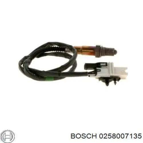 0 258 007 135 Bosch sonda lambda, sensor de oxígeno antes del catalizador izquierdo