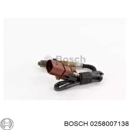 0258007138 Bosch sonda lambda, sensor de oxígeno antes del catalizador izquierdo