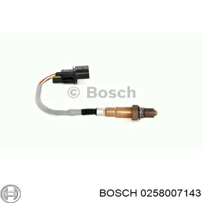 0258007143 Bosch sonda lambda, sensor de oxígeno antes del catalizador derecho