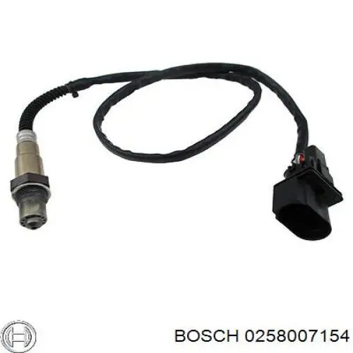 0258007154 Bosch sonda lambda sensor de oxigeno para catalizador