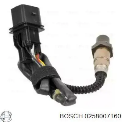 0258007160 Bosch sonda lambda sensor de oxigeno para catalizador