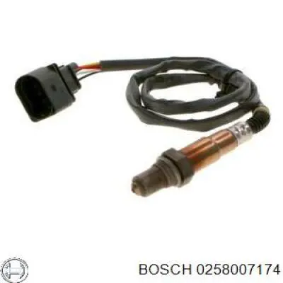 258007174 Bosch sonda lambda sensor de oxigeno para catalizador