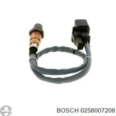 Comprar 0258007208 Bosch Sonda lambda, sensor de oxígeno antes del catalizador izquierdo