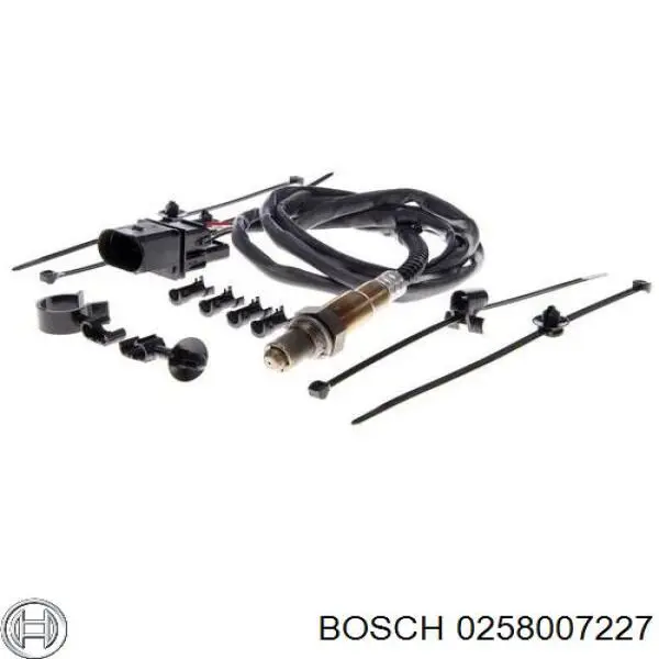 0258007227 Bosch sonda lambda sensor de oxigeno para catalizador