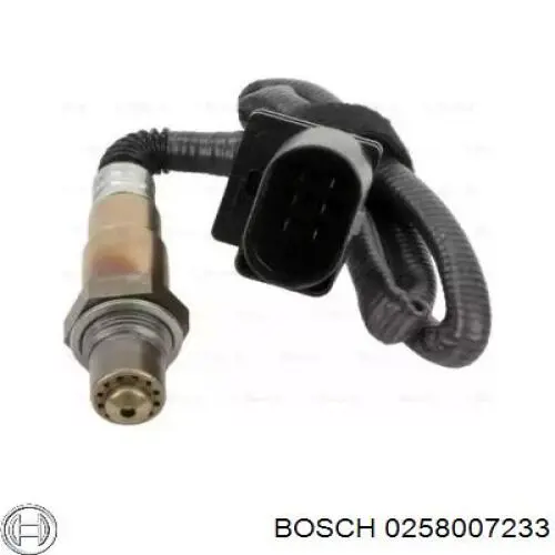 Sonda lambda, sensor de oxígeno antes del catalizador derecho Bosch 258007233