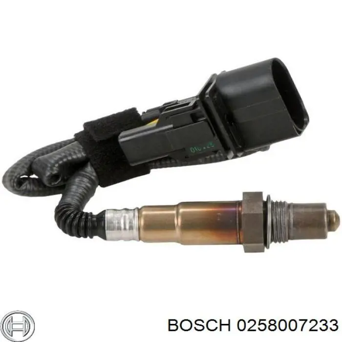 0258007233 Bosch sonda lambda, sensor de oxígeno antes del catalizador derecho