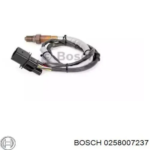 0258007237 Bosch sonda lambda, sensor de oxígeno antes del catalizador izquierdo
