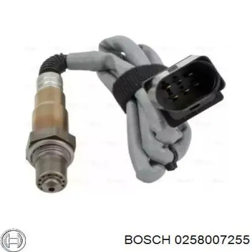 0258007255 Bosch sonda lambda, sensor de oxígeno antes del catalizador izquierdo