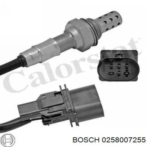 0258007255 Bosch Sonda lambda, sensor de oxígeno antes del catalizador izquierdo