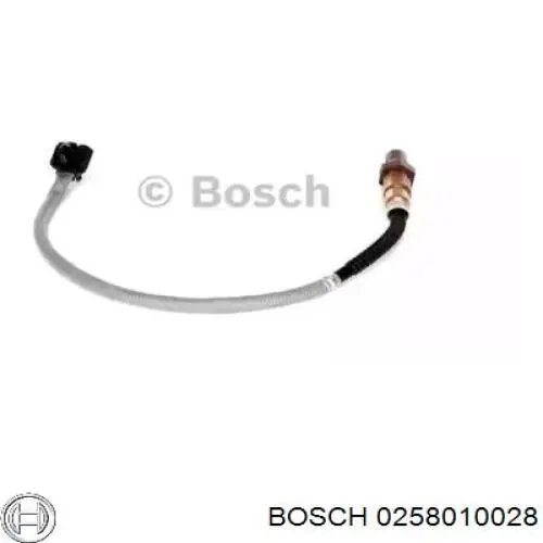 0258010028 Bosch sonda lambda sensor de oxigeno post catalizador