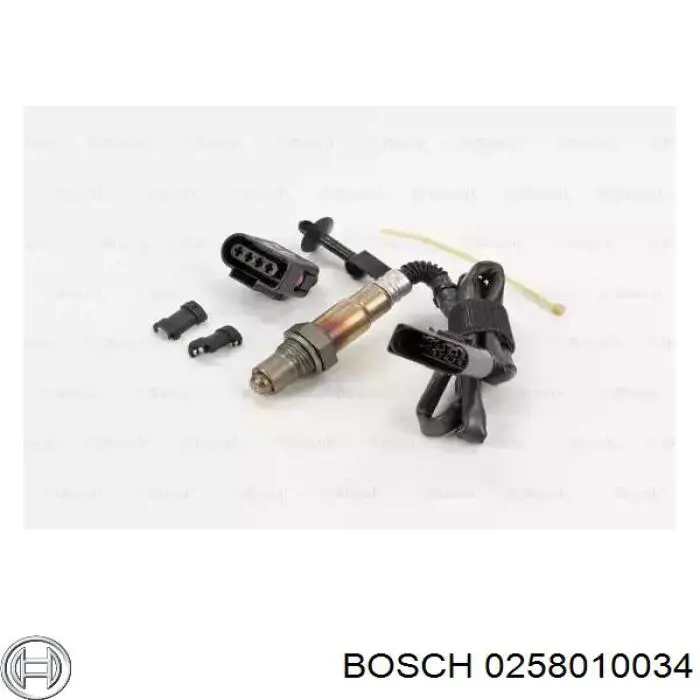 0 258 010 034 Bosch sonda lambda sensor de oxigeno post catalizador
