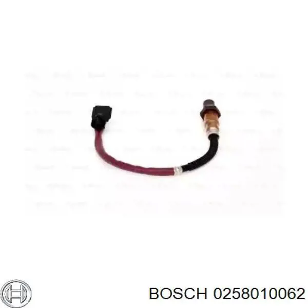 0 258 010 062 Bosch sonda lambda sensor de oxigeno para catalizador