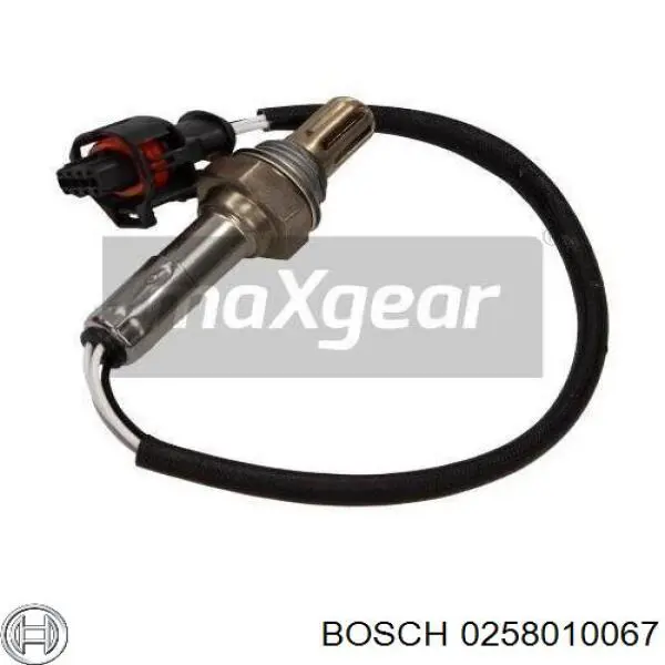Comprar 0258010067 Bosch Sonda lambda, sensor de oxígeno después del catalizador derecho