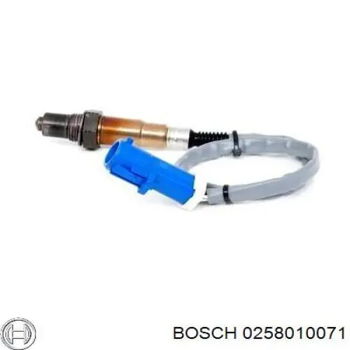 0258010071 Bosch sonda lambda sensor de oxigeno post catalizador