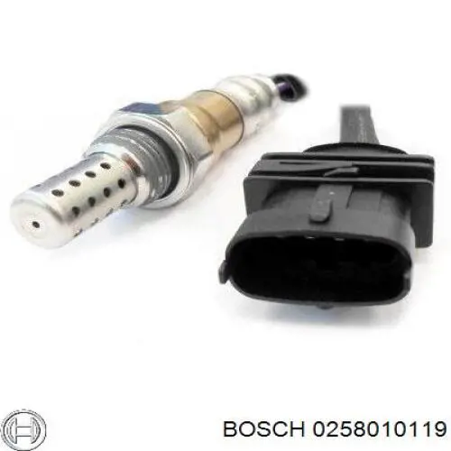 Sonda lambda de oxígeno posterior al catalizador 0258010119 Bosch