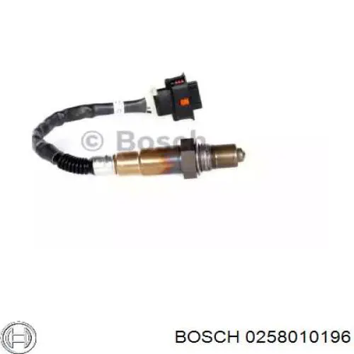 0258010196 Bosch sonda lambda sensor de oxigeno post catalizador