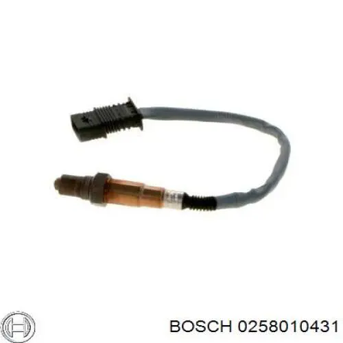 0258010431 Bosch Sonda lambda de oxígeno posterior al catalizador