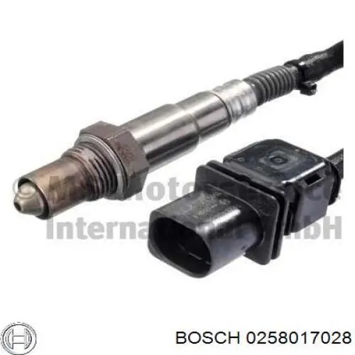 0258017028 Bosch sonda lambda sensor de oxigeno para catalizador