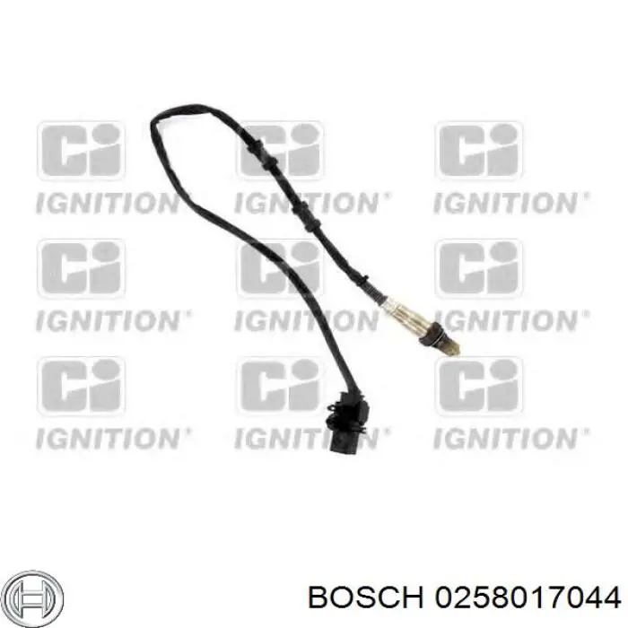 0258017044 Bosch Sensor de oxígeno previo al catalizador
