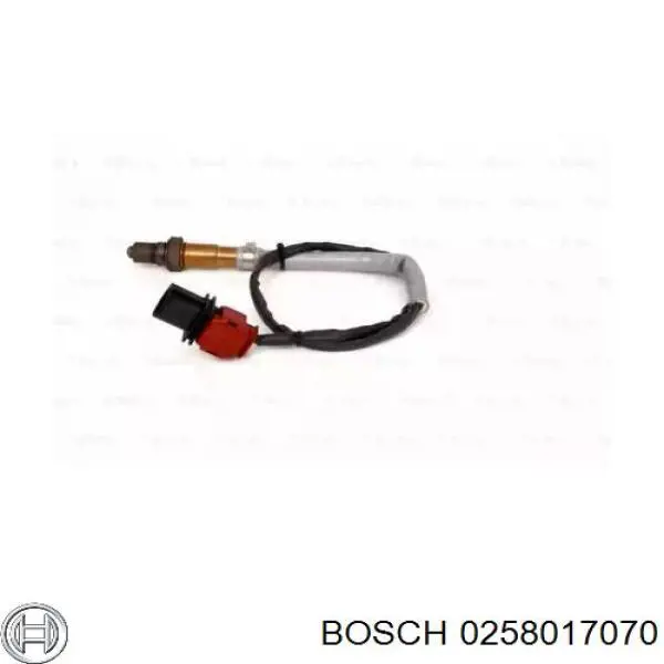 0 258 017 070 Bosch sonda lambda, sensor de oxígeno antes del catalizador izquierdo