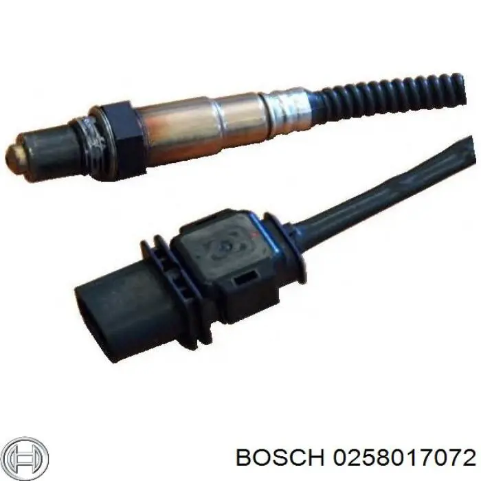 0 258 017 072 Bosch sonda lambda sensor de oxigeno para catalizador
