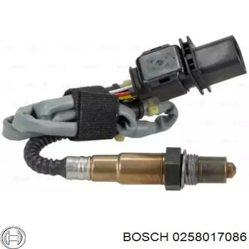 0258017086 Bosch sonda lambda sensor de oxigeno para catalizador