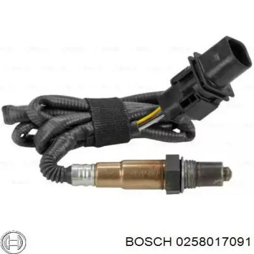 0258017091 Bosch sonda lambda sensor de oxigeno para catalizador