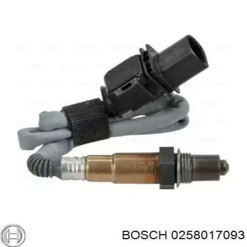 0 258 017 093 Bosch sonda lambda sensor de oxigeno para catalizador
